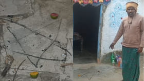 నిమ్మకాయలు.. నల్లటి ముగ్గు.. పసుపు కుంకుమలు.. ఆ ఇళ్ల ముందు..