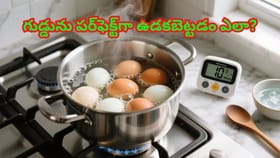 గుడ్డును పర్‌ఫెక్ట్‌గా ఉడకబెట్టేందుకు ఇలా చేస్తే.. సూపర్‌ టేస్ట్