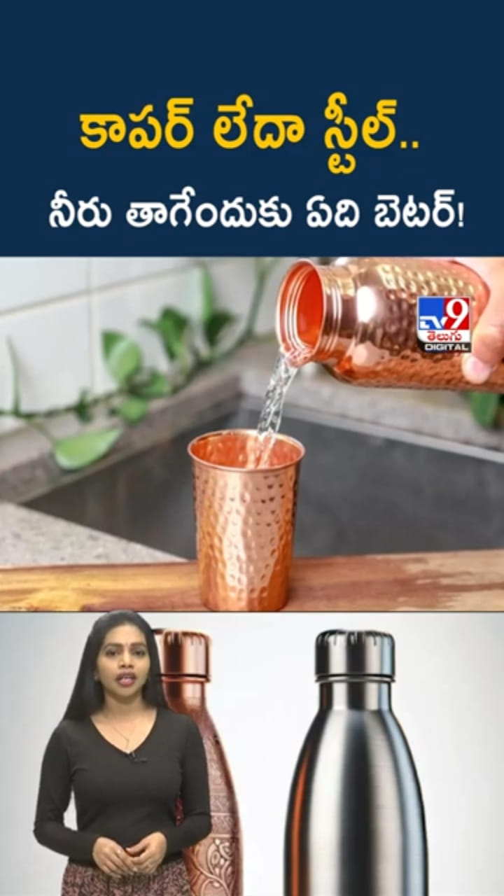 Copper vs Steel.. నీరు తాగేందుకు ఏ వాటర్ బాటిల్ బెస్ట్..?