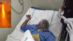 పొట్టలోకి తారాజువ్వ.. బయటకొచ్చిన పేగులు..