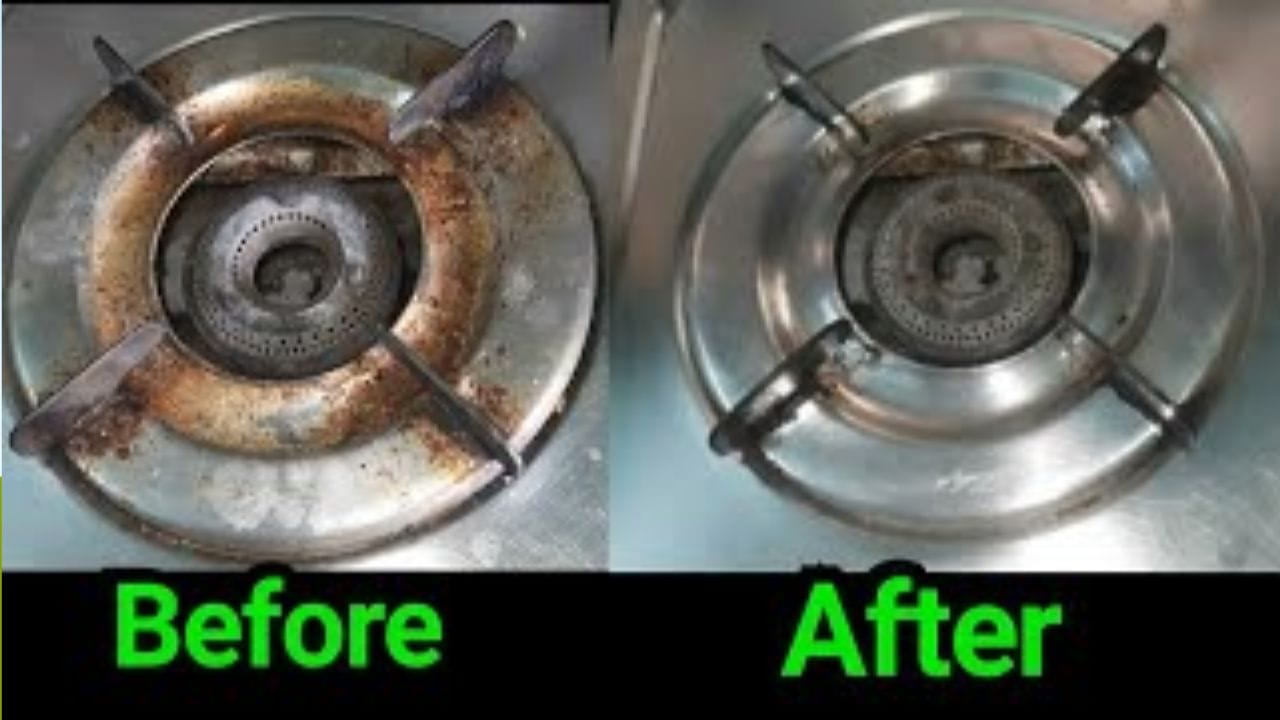 Kitchen Hacks: గ్యాస్ స్టౌను క్లీనింగ్కు సూపర్ చిట్కా.. ఇలా శుభ్రం చేస్తే క్షణాల్లో అద్దంలా మెరవాల్సిందే