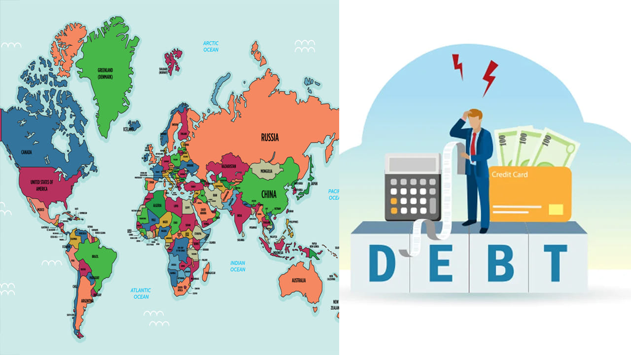 జనవరి 2026 డేటా, 2025-26 ఆర్థిక సర్వే ప్రకారం.. అనేక ప్రధాన ఆర్థిక వ్యవస్థలు ప్రస్తుతం అప్పుల భారంలో ఉన్నాయి. యుద్ధం, పెరుగుతున్న జనాభా, పథకాలపై ఖర్చు కారణంగా అనేక దేశాల ఆర్థిక వ్యవస్థలు ఆర్థిక లోటులో ఉన్నాయి. అటువంటి పరిస్థితిలో ప్రతి దేశం ఎంత అప్పు కలిగి ఉందనేది ఆసక్తికరంగా మారింది. 