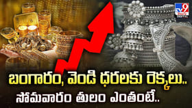 బంగారం,వెండి ధరలకు రెక్కలు.. సోమవారం తులం ఎంతంటే