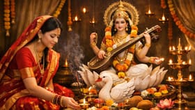 vasant panchami: ఇంట్లో సరస్వతి దేవిని ఎలా పూజించాలో తెలుసా?