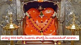 వామ్మో! 900 కిలోల సింధూరం తొలగిస్తే ఏం బయటపడిందో చూశారా..