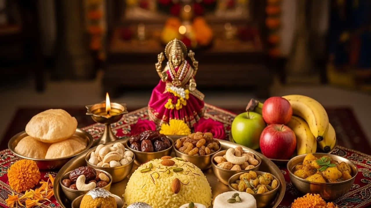ఎవరు అయితే లక్ష్మీ దేవి అనుగ్రహం కలగాలిని కోరుకుంటారో , వారు  పెళ్లికాని అమ్మాయిలను తమ ఇంటికి ఆహ్వానించి, వారికి స్వీట్‌తో కలిపి ఆహారం వడ్డించడం వలన అమ్మవారి అనుగ్రహం కలుగుతుందంట. అలాగే సాయంత్రం సమయంలో ఇంటికి ఈశాన్య దిశలో ఎర్రటి కాటన్ వత్తి, చిటికెడు కుంకుమ పువ్వుతో స్వచ్ఛమైన ఆవు నెయ్యి దీపం వెలిగించడం వలన  సానుకూల ఫలితాలు కలుగుతాయంట.