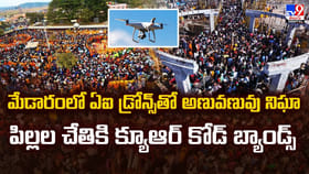 మేడారంలో ఏఐ డ్రోన్స్‌తో అణువణువు నిఘా..