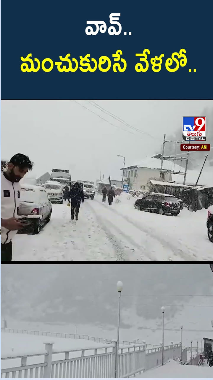 వావ్‌.. మంచుకురిసే వేళలో..