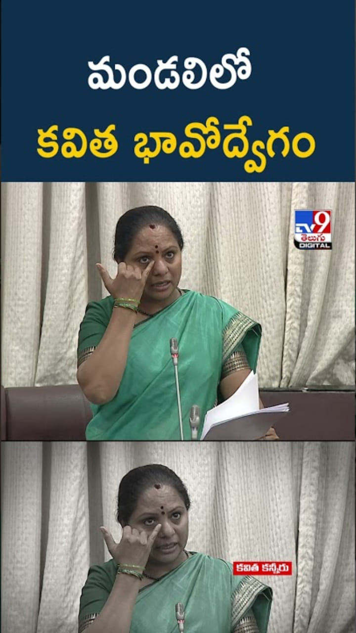 K Kavitha: మండలిలో కవిత భావోద్వేగం.. బీఆర్ఎస్‌పై విమర్శలు