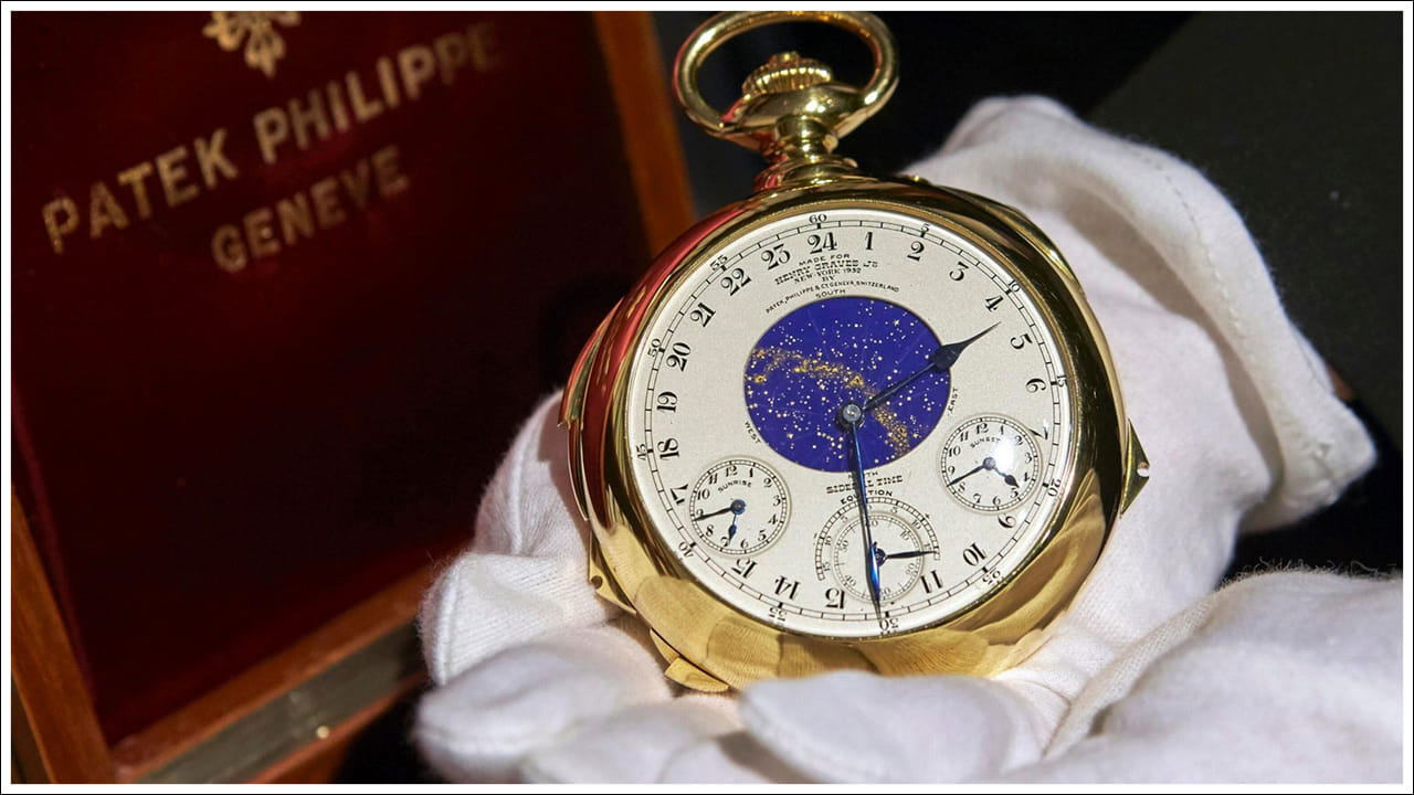  పటేక్ ఫిలిప్ హెన్రీ గ్రేవ్స్ సూపర్ కాంప్లికేషన్: దాదాపు రూ.211.20 కోట్ల ధర కలిగిన పాటెక్ ఫిలిప్ హెన్రీ గ్రేవ్స్ సూపర్ కాంప్లికేషన్. 24 విభిన్న కాంప్లికేషన్స్‌తో కూడిన పాకెట్ వాచ్, ప్రత్యేకంగా ఒక బ్యాంక్ ఉద్యోగి కోసం రూపొందించారు. జాకబ్ అండ్‌ కో. బిలియనీర్ వాచ్ వంటి నమూనాలు కూడా ఉన్నాయి. ఇందులో భారీ విలువైన రాళ్ళు, అరుదైన డిజైన్లు ఉన్నాయి.