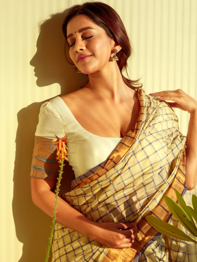 అటు చీర కట్టు.. ఇటు మోడ్రన్ డ్రస్సు..! నభా అందానికి గులాం అవ్వాల్సిందే