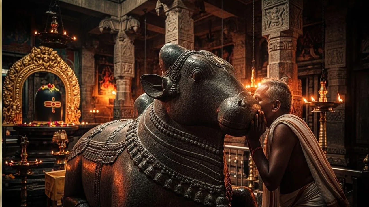 హిందూ సంప్రదాయాల ప్రకారం, నందికేశ్వర లేదా నందిదేవ అని పిలవబడే ఎద్దుని శివుడి వాహనంగా పూజిస్తారు. నందీశ్వరుడు కైలాస సంరక్షక దేవత కూడా. అయితే చాలా మంది నంది విగ్రహాన్ని శివాలయంలో అలంకరణగా ఉంచుతారు అనుకుంటారు. కానీ శివుడి ఆలయంలో నంది విగ్రహం పెట్టడం వెనుక పెద్ద కారణం ఉన్నదంట. శివుడికి అత్యంత సన్నిహితుడు, నందీశ్వరుడు. అందువలన ఆయన ఎప్పుడూ గర్భగుడి వైపు కూర్చొని , శివుడి విగ్రహం పై దృష్టి పెడుతుంటాడు. ఆయనన ద్వారపాలకుడిగా, శారీకంగా, ఆధ్యాత్మికంగా శివుడికి దగ్గరగా ఉండే వ్యక్తి కాబట్టి, శివాలయాల్లో తప్పకుండా నందివిగ్రహం పెడుతారంట.