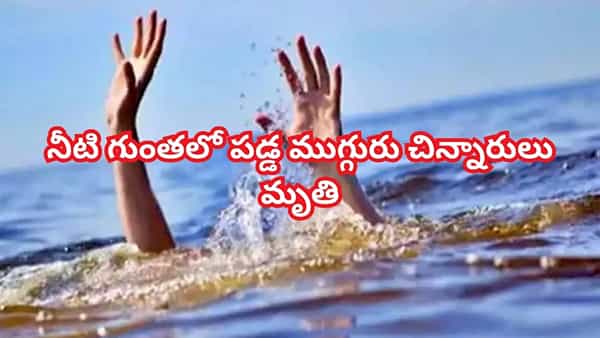 నానమ్మను చూసేందుకు వచ్చి.. తిరిగిరాని లోకాలకు ముగ్గురు చిన్నారులు..