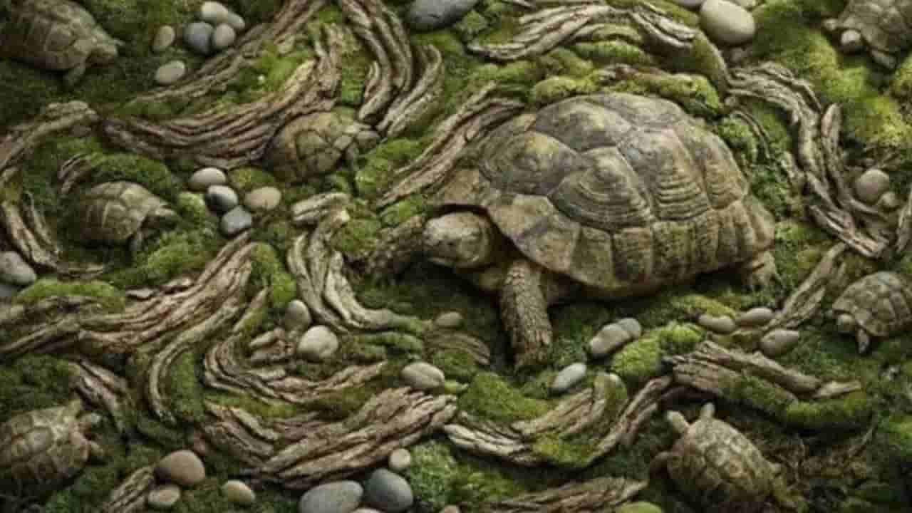 Optical Illusion challenge: మీకో సవాల్.. ఈ చిత్రంలో ఎన్ని తాబేళ్లు ఉన్నాయో కనిపెట్టండి చూద్దాం