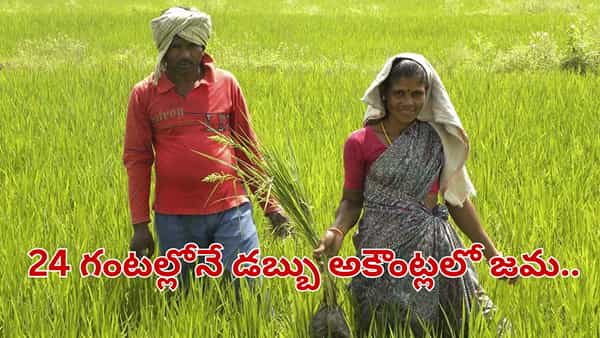 Andhra Pradesh: రైతులకు ఏపీ సర్కార్ గుడ్ న్యూస్.. 24 గంటల్లోనే అకౌంట్లలో డబ్బు జమ.. మంత్రి కీలక ప్రకటన