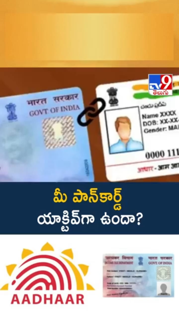 PAN Card: మీ పాన్‌కార్డ్ యాక్టివ్‌గా ఉందా..? చెక్ చేసుకోండి ఇలా..