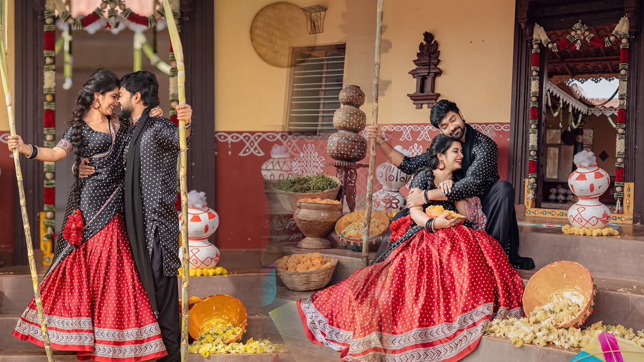 ఈ క్రమంలోనే ఈ లవ్ బర్డ్స్ , చాలా ఆనందంగా సంక్రాంతి పండుగను సెలబ్రేట్ చేసుకున్నారు. గాలి పటాలను ఎగరవేస్తూ.. చాలా క్యూట్‌గా ఉన్న ఫొటోస్ ప్రియాంక తన ఇన్ స్టాలో షేర్ చేసింది. ఇక వీటిని చూసిన వారందరూ.. పండుగ అంటే ఇదే అంటూ కామెంట్స్ చేస్తున్నారు.