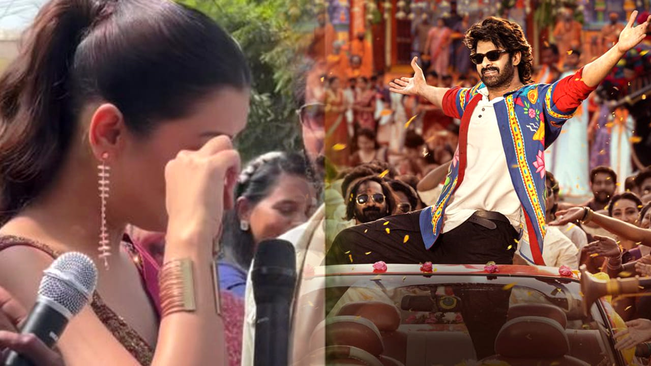 రాజా సాబ్ సినిమాలో ఛాన్స్ రాలేదు.. కన్నీళ్లు పెట్టుకున్న హీరోయిన్.. వీడియో వైరల్