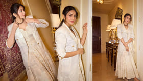 వైట్ డ్రెస్‌లో క్యూట్ లుక్స్.. అందాలతో గత్తర లేపుతున్న రకుల్..