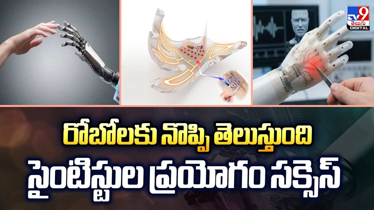 రోబోలకు నొప్పి తెలుస్తుంది.. సైంటిస్టుల ప్రయోగం సక్సెస్‌