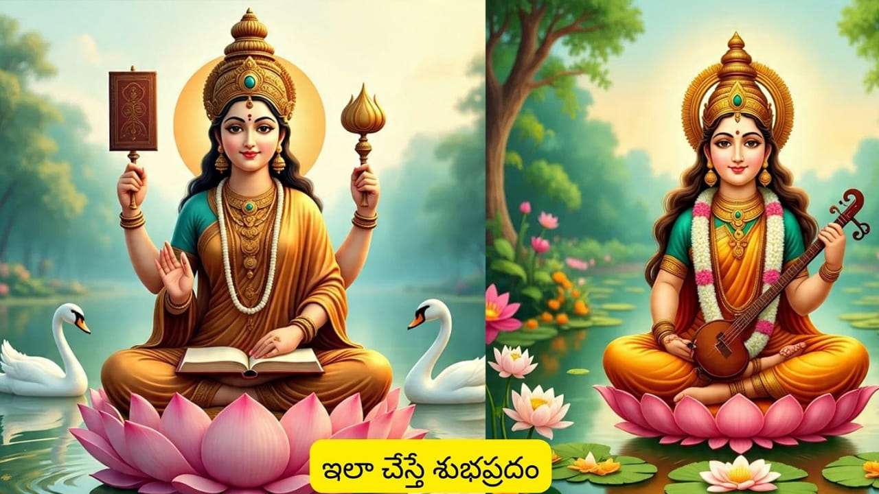 సరస్వతి దేవి ఫోటో లేదా విగ్రహం కొంటున్నారా..? ఈ తప్పులు అస్సలు చేయొద్దు