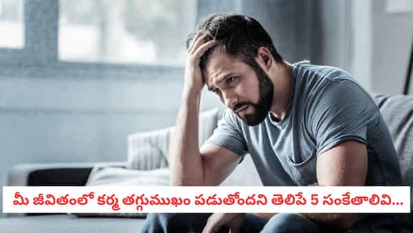 Past Karma: మీ కర్మలు తొలగిపోతున్నాయని చెప్పే 5 సంకేతాలు! ఇలా ఉంటే మీకు అదృష్టం పట్టబోతున్నట్లే!