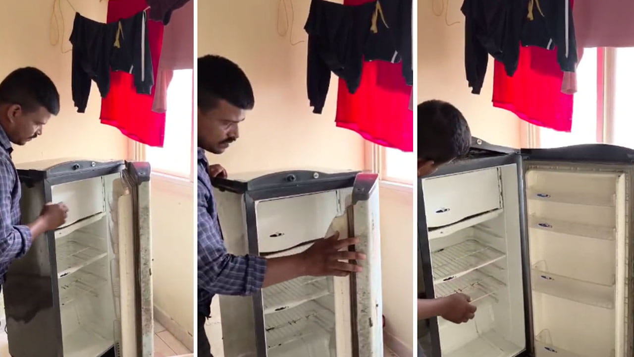 Andhra: తొంగి చూస్తే ఒక్కసారిగా గుండె గుభేల్.. ఫ్రిడ్జ్‌లో దాగి ఉన్నదేంటో తెలుసా.. ఇదిగో వీడియో