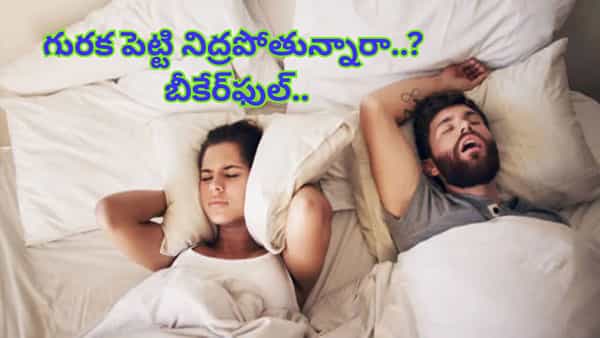 Health Tips: గురక పెట్టి నిద్రపోతున్నారా..? బీకేర్ఫుల్.. మీ హెల్త్ ఎంత డేంజర్లో ఉందంటే..