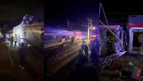 ఘోర ప్రమాదం.. ట్రాక్ తప్పిన రైళ్లు.. చెల్లాచెదురైన బతుకులు..