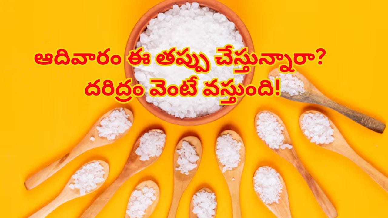 ఆదివారం రోజు ఈ వస్తువులు కొంటే దరిద్రం మీ వెంటే..! మర్చిపోయి కొనకండి..