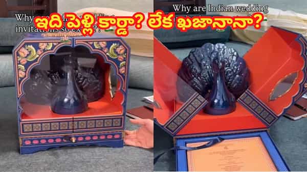 ఇది పెళ్లి కార్డా లేక ఖజానా పెట్టెనా? వెడ్డింగ్ కార్డ్ పేరుతో రాజరిక వైభవం.. చూస్తే నోరెళ్లబెట్టాల్సిందే!