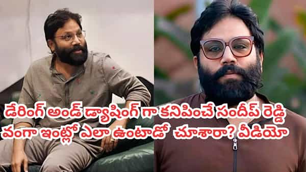 Sandeep Reddy Vanga: బయట ఎంతో గంభీరంగా కనిపించే సందీప్ రెడ్డి వంగా ఇంట్లో ఎలా ఉంటాడో తెలుసా? వీడియో వైరల్