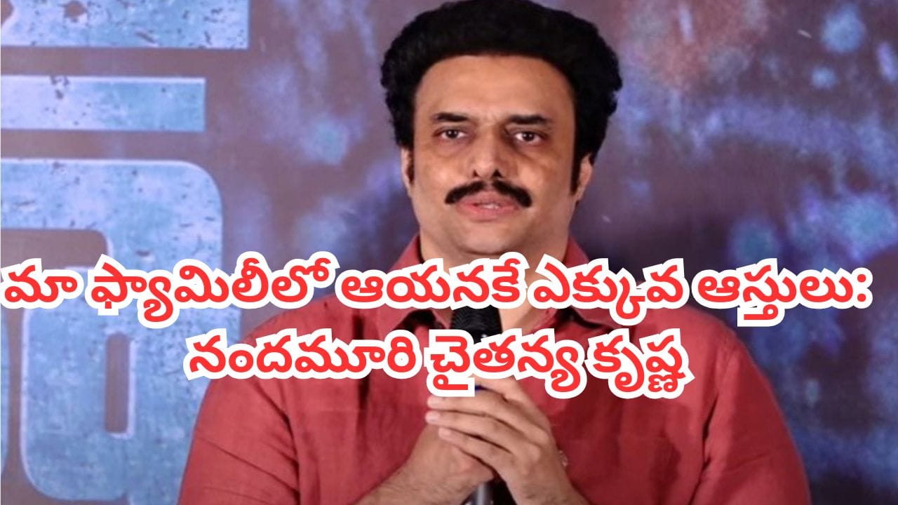 HYDలో ఉన్న ఆ థియేటర్ నాదే.. మా ఫ్యామిలీలో ఎక్కువ ఆస్తులు ఉన్నది ఆయనకే: నందమూరి చైతన్య కృష్ణ