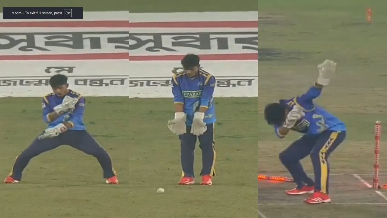 Video: ఎవర్రా సామీ నువ్వు.. అసలేంది ఈ పిచ్చి వేశాలు.. లైవ్ మ్యాచ్లో వికెట్ కీపర్ సెలబ్రేషన్ చూస్తే నవ్వాపుకోలేరంతే..!