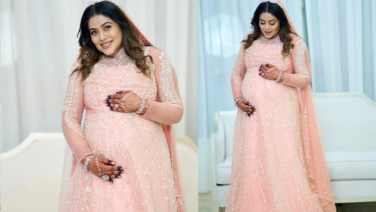  ఇప్పుడు మరోసారి గర్బం ధరించిన పూర్ణ తాజాగా మెటర్నిటీ ఫొటోషూట్ లో పాల్గొంది. తన భర్త, కుమారుడితో కలిసి సరదాగా ఫొటోలకు పోజులిచ్చింది.