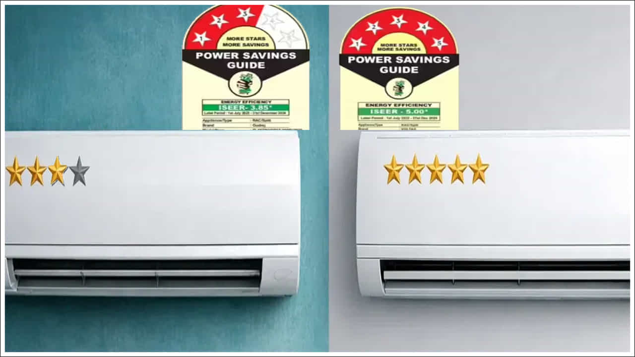 Air Conditioner: సమ్మర్ సీజన్ వచ్చేస్తోంది. ఇక కూలర్లు, ఏసీలు, ఫ్యాన్లకు పని పెరుగుతుంది. కొందరు కూలర్లు, ఏసీల ముందు వాలిపోతే మరి కొందరు ఏసీలలో ఉండిపోతుంటారు. ఇప్పుడు ఏసీల వాడకం కూడా పెరిగిపోతుంటుంది. అయితే సామాన్యులు కూడా ఏసీలను కొనుగోలు చేస్తున్నారు. వేడి పెరిగేకొద్దీ ఎయిర్ కండిషనర్ కొనడానికి సన్నాహాలు ప్రారంభమవుతాయి. మీరు కొత్త ACని పరిశీలిస్తుంటే 3-స్టార్, 5-స్టార్ AC మధ్య వ్యత్యాసాన్ని మీరు అర్థం చేసుకోవాలి. 5-స్టార్ AC ఖరీదైనదిగా కనిపిస్తుంది. అయితే 3-స్టార్ AC చౌకగా కనిపిస్తుంది. అయితే నిజమైన లెక్కలు విద్యుత్ బిల్లులు, వినియోగ సమయంలో ఉంటాయి. మీకు ఏ AC అత్యంత లాభదాయకమైన ఎంపిక అవుతుందో తెలుసుకుందాం.. ధర, విద్యుత్ వినియోగం, దీర్ఘకాలిక పొదుపులలో గణనీయమైన వ్యత్యాసం ఉన్నందున, సరైన నిర్ణయం తీసుకోవడం మీ బడ్జెట్ను నేరుగా ప్రభావితం చేస్తుంది.
