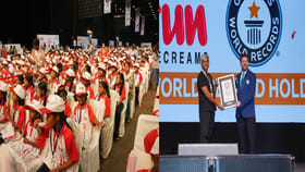 హైదరాబాద్‌లో అతిపెద్ద ఐస్‌క్రీమ్ పార్టీ.. గిన్నిస్ వరల్డ్ రికార్డ