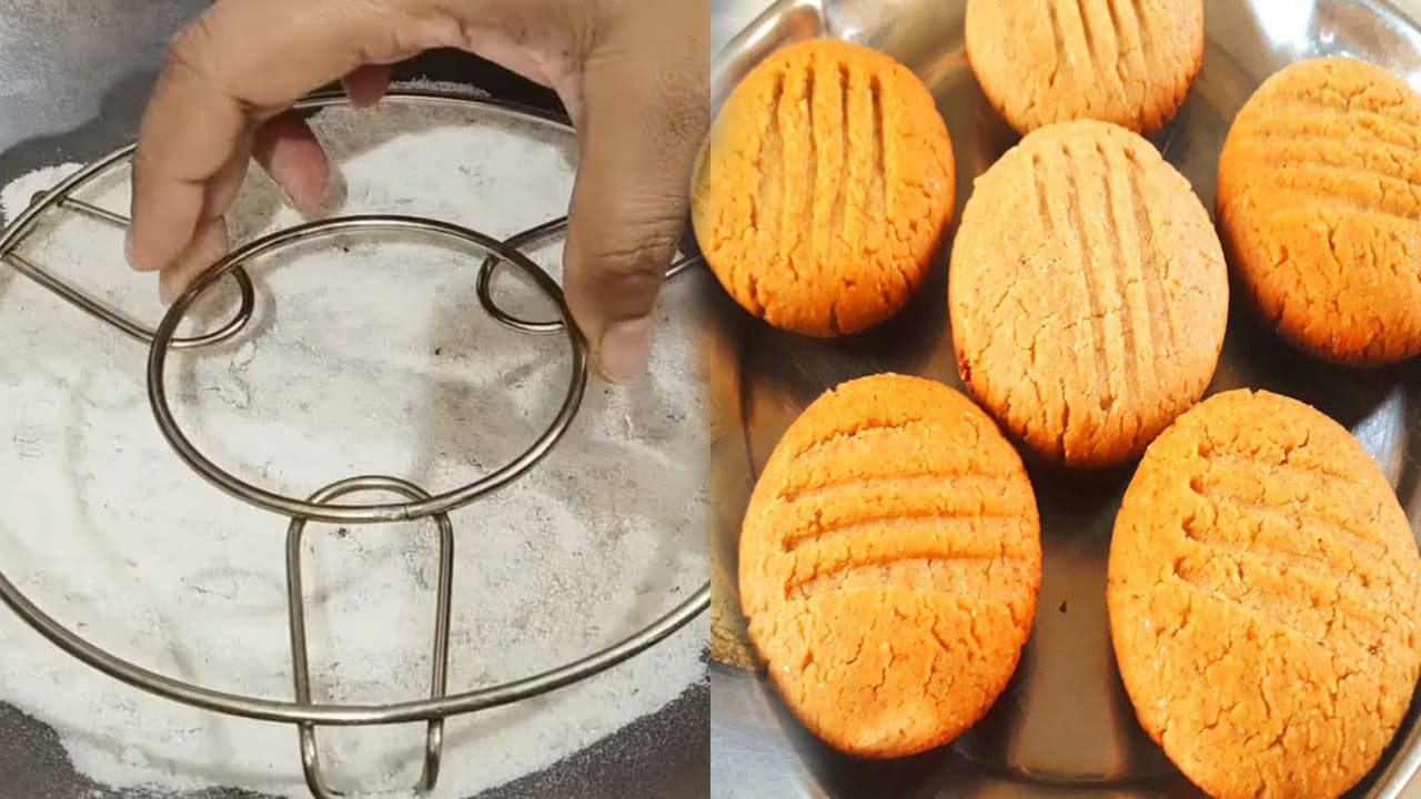 తర్వాత మిశ్రమం మరీ గట్టిగా కాకుండా, బిస్కెట్స్ తయారు చేసుకోవడానికి వీలుగా ప్రిపేర్ చేసుకోవాలి. తర్వాత దీనిని ఒక బౌల్‌లోకి తీసుకోవాలి. తర్వాత చేతికి కొంచెం నెయ్యి రాసుకుంటూ బిస్కెట్స్ తయార చేసుకోవాలి.