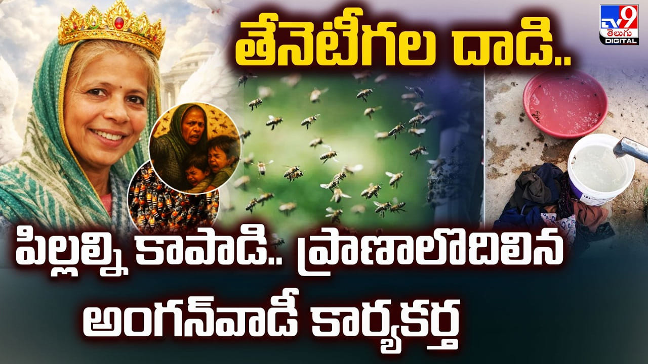 తేనెటీగల దాడి.. పిల్లల్ని కాపాడి.. ప్రాణాలొదిలిన అంగన్‌వాడీ కార్యకర్త