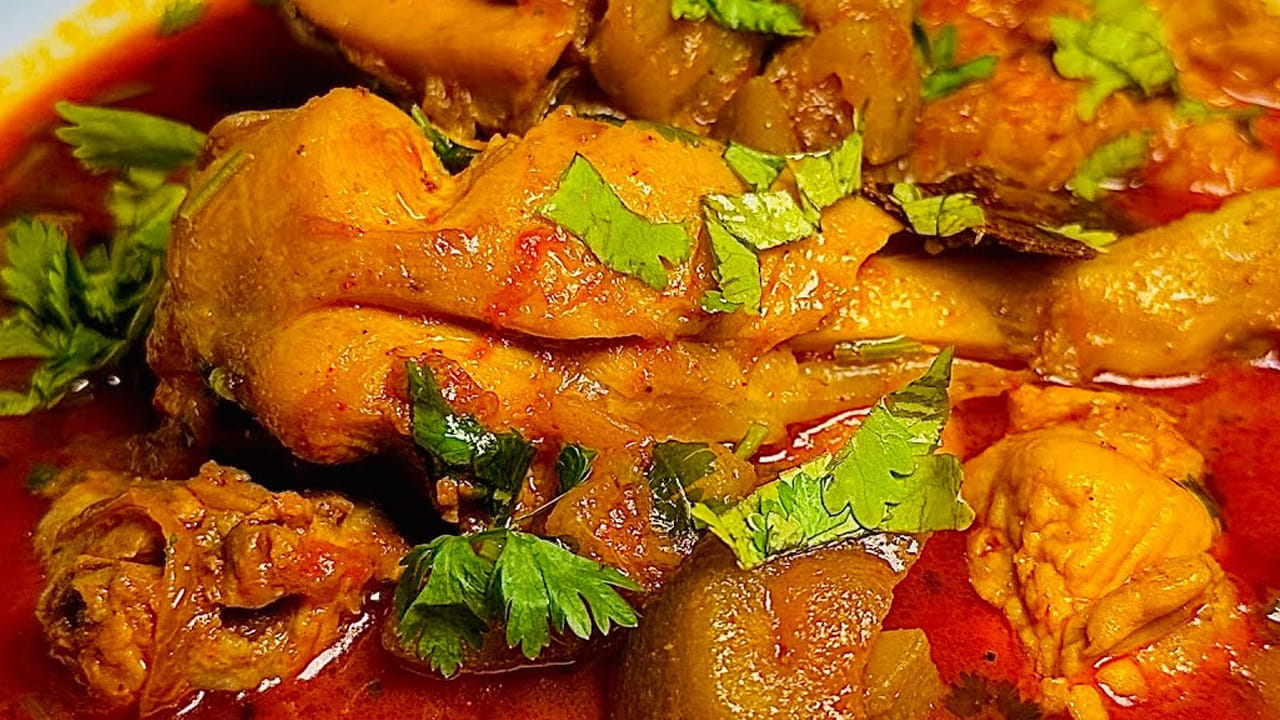 Bottle Gourd Chicken 1