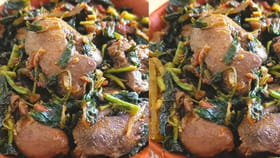 తోటకూర చికెన్ ఇలా వండి తింటే.. ముక్క కూడా వదలకుండా తింటారు!