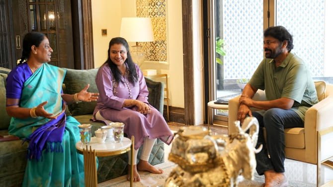 మెగాస్టార్‌తో కొండా సురేఖ భేటీ..