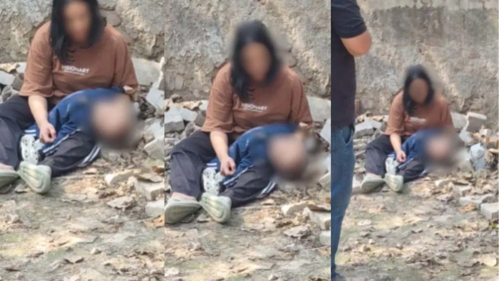 రెండేళ్ల మేనల్లుడి గొంతు కోసి చంపి, శవాన్ని ఒళ్లో పెట్టుకుని కూర్చోన్న మహిళ..!