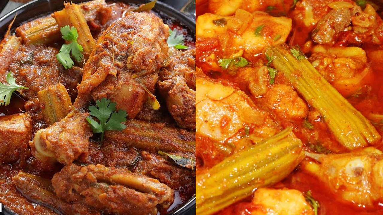 
ముందుగా చికెన్ ను తీసుకుని ఉప్పు నీటిలో బాగా కడిగి ఒక ప్లేట్ లోకి తీసుకోవాలి. అలాగే, ములక్కాడ ముక్కలు కూడా తీసుకుని వేడి నీటిలో ఉడికించండి. 