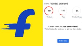 దేశవ్యాప్తంగా నిలిచిపోయిన ఫ్లిప్‌కార్ట్ సేవలు..!