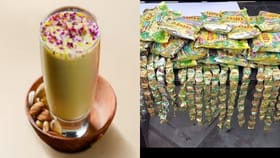 పైకి చూస్తే బాదం మిల్కే.. కానీ టేస్ట్ చేస్తే మాత్రం..