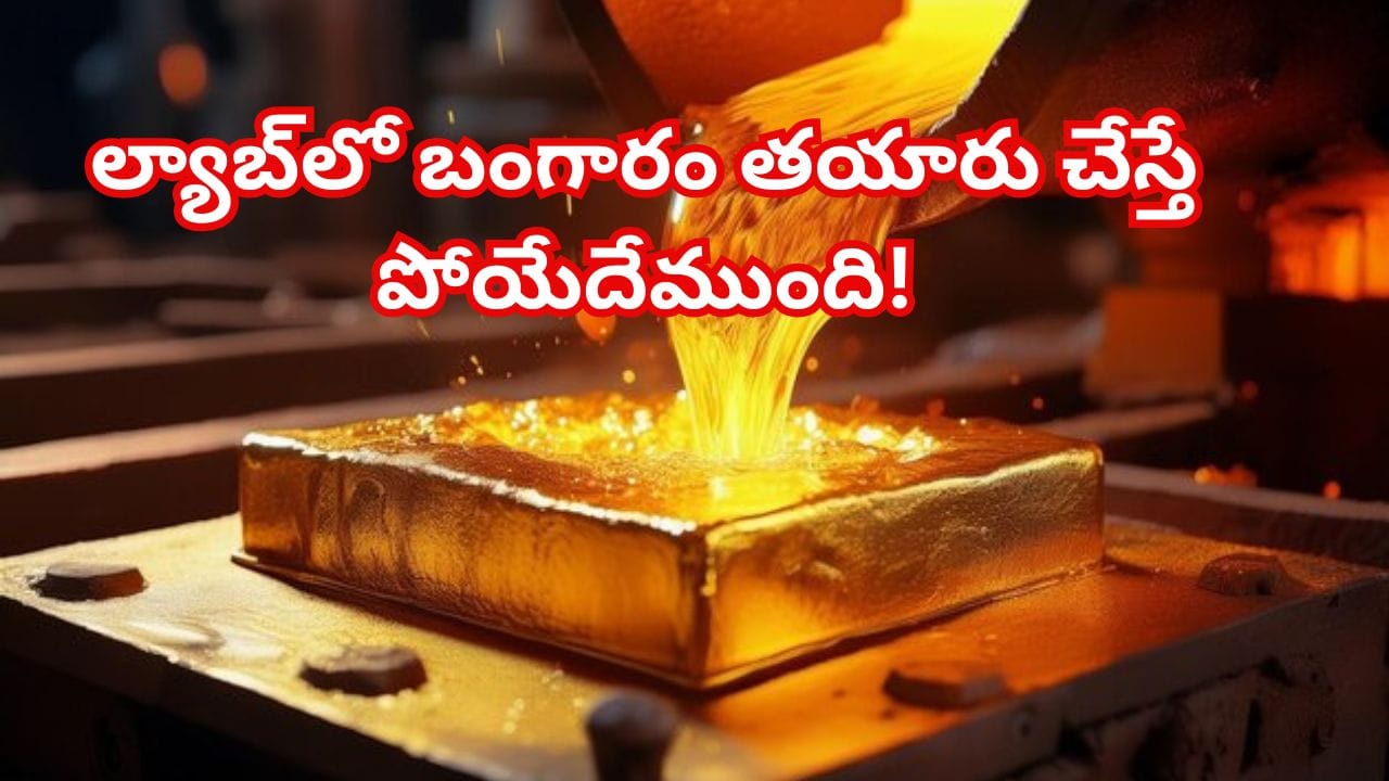 ల్యాబ్‌లో బంగారం తయారు చేస్తే పోయేదేముంది..? కానీ, అసలు నిజం ఇది!