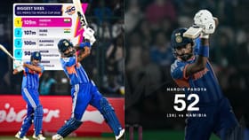 గేర్ మార్చిన హార్దిక్ పాండ్యా.. 109 మీటర్ల సిక్స్ వీడియో చేశారా?