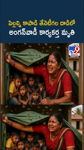 తేనెటీగల దాడి నుంచి పిల్లల్ని కాపాడి..  అంగన్‌వాడీ కార్యకర్త మృతి