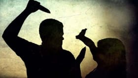భర్తను నిలదీసిన భార్యకు 14 కత్తిపోట్లు..!